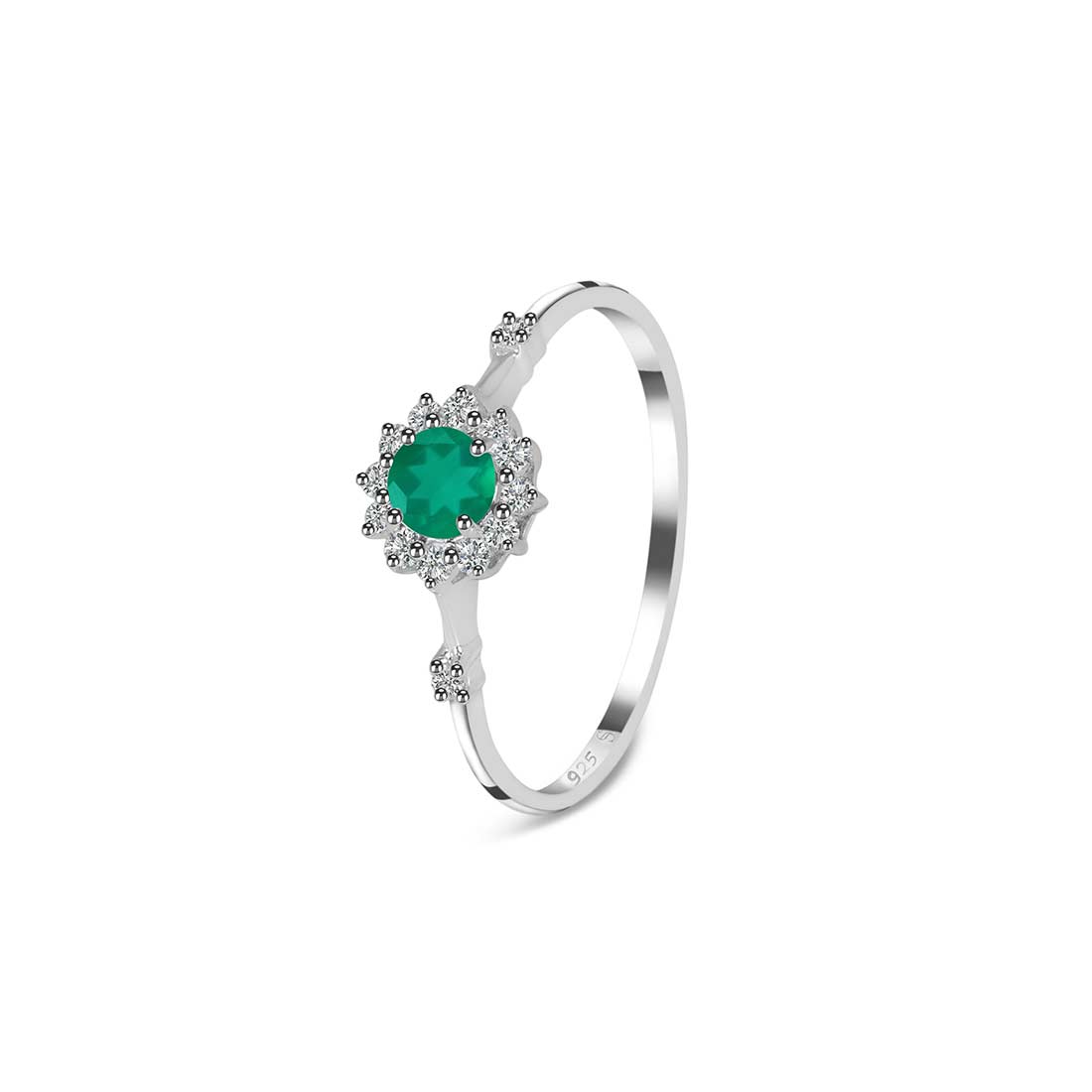 Green Onyx Ring-(GRO-SR-1937.)